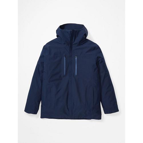 Marmot 3 in 1 Jacket Navy NZ - Bleeker Component Jackets Mens NZ8145039